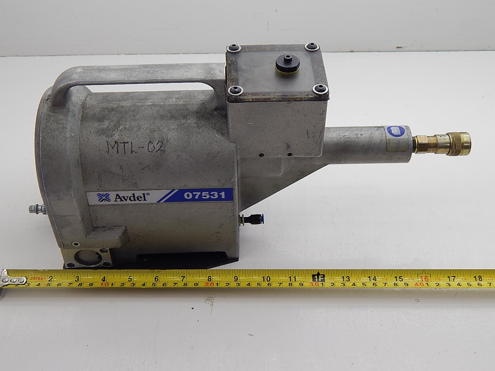 Lot of 9 Avdel 07531 Air Pressure Intensifier, Hydro Pneumatic Power